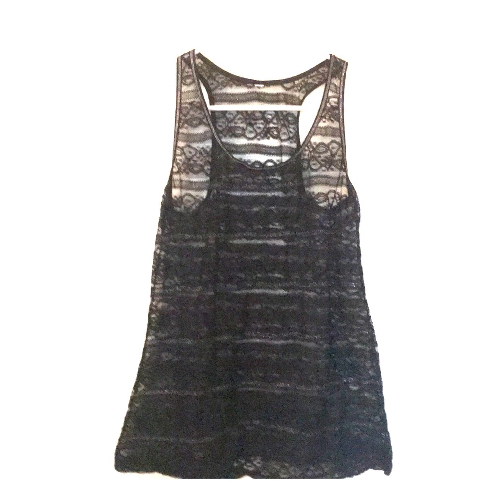 Lace Racerback Tank - Picture 1 of 2